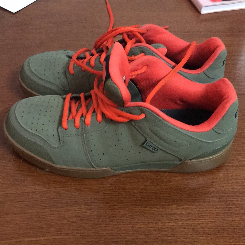 Giro Green and Orange Sneakers